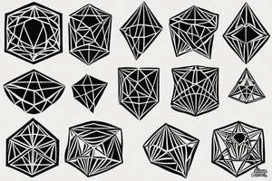 platonic solids tattoo idea