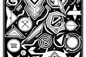 Fusion of Golden ratio and arrow for arm tattoo idea