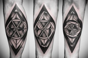 Fusion of Golden ratio and arrow for arm tattoo idea