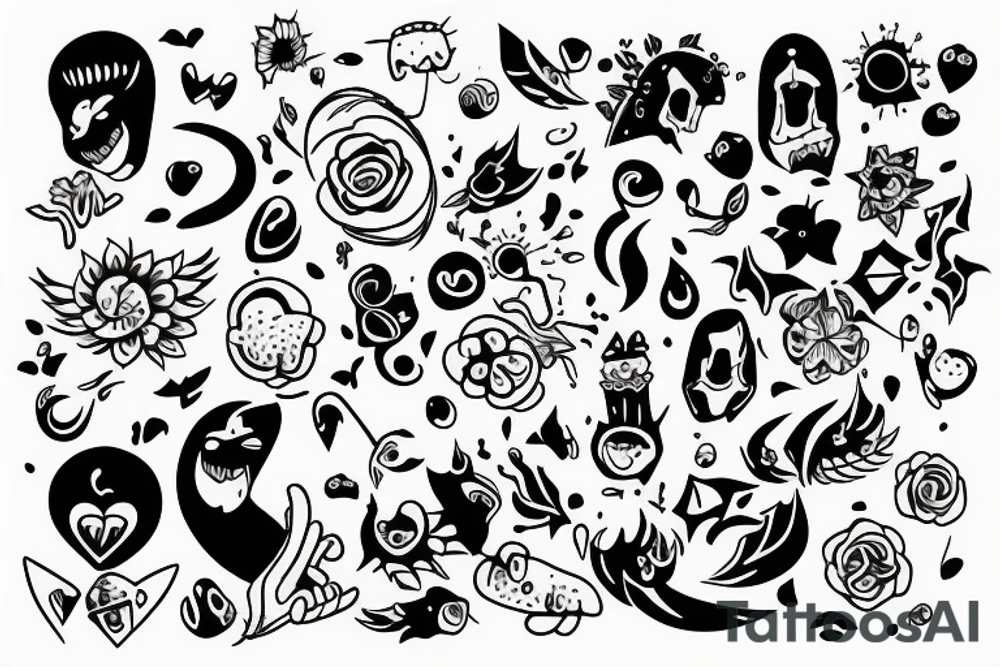 choose happiness tattoo idea