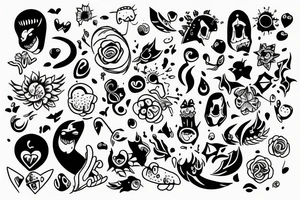 choose happiness tattoo idea
