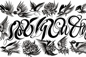 Bird taking off tattoo idea