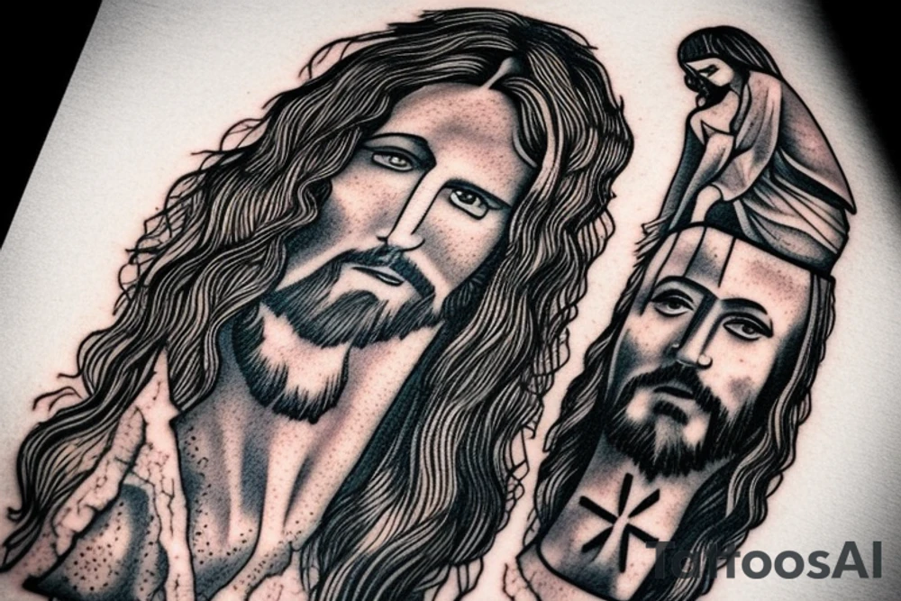 Jesus and horse tattoo idea