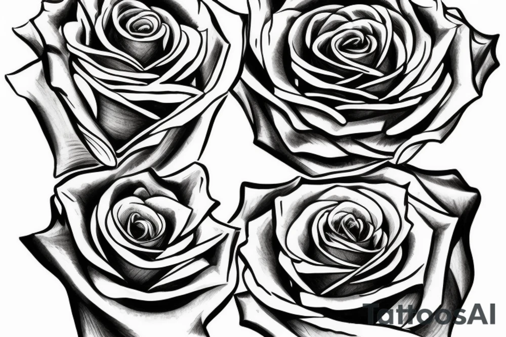 rose roman numeral date tattoo tattoo idea
