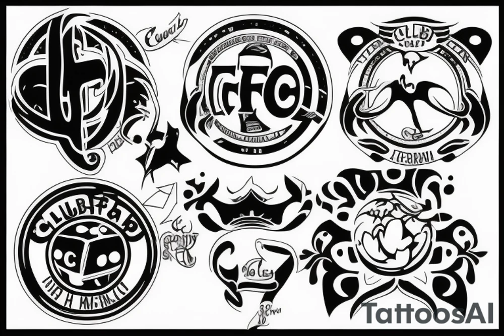 Club logo 1.FCN with ball tattoo idea