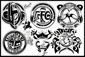 Club logo 1.FCN with ball tattoo idea