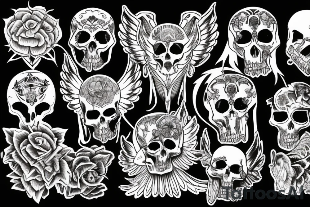 angel of death for back tattoo tattoo idea