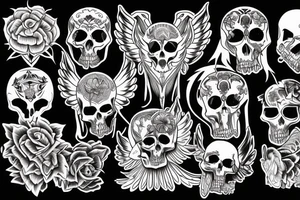 angel of death for back tattoo tattoo idea