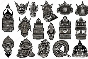 Hinduism judaism skiing tattoo idea