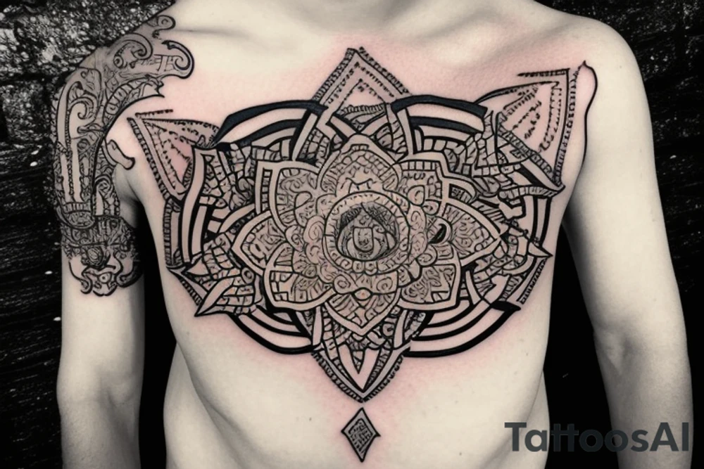 Hinduism judaism skiing tattoo idea