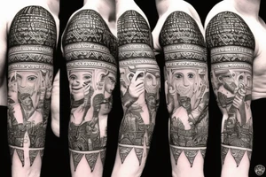 Hinduism judaism skiing tattoo idea