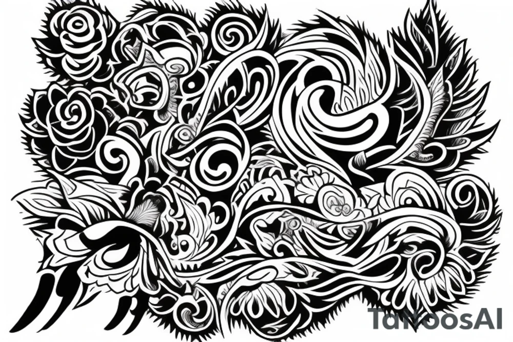 Tattoo with name Srikant, Ankita & Vaishali tattoo idea