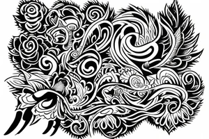Tattoo with name Srikant, Ankita & Vaishali tattoo idea