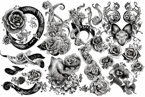 S V A with infinity tattoo idea