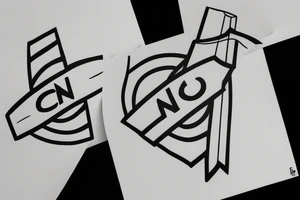 in-n-out arrow tattoo idea