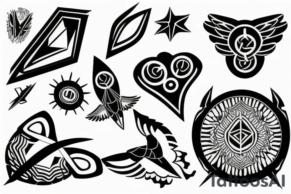 Unindentified flying object tattoo idea