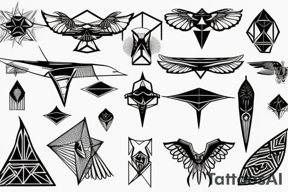 Unindentified flying object tattoo idea