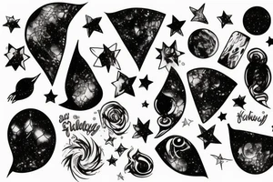 Galaxy tattoo idea