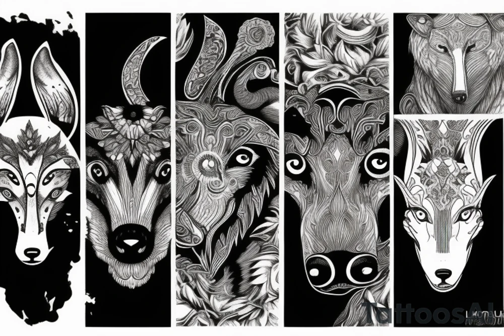 wolf in sheep’s clorhing tattoo idea