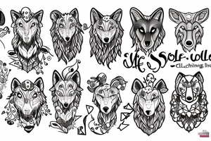 wolf in sheep’s clorhing tattoo idea