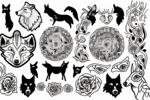 wolf in sheep’s clorhing tattoo idea