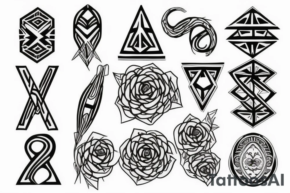 S V A with infinity tattoo idea