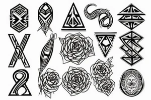 S V A with infinity tattoo idea