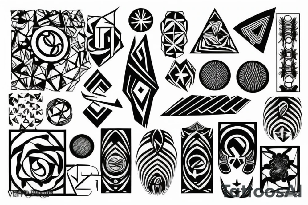 S V A with infinity tattoo idea