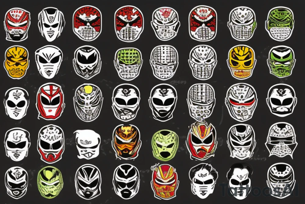 Mexican luchador tattoo idea