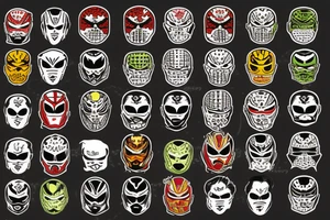 Mexican luchador tattoo idea