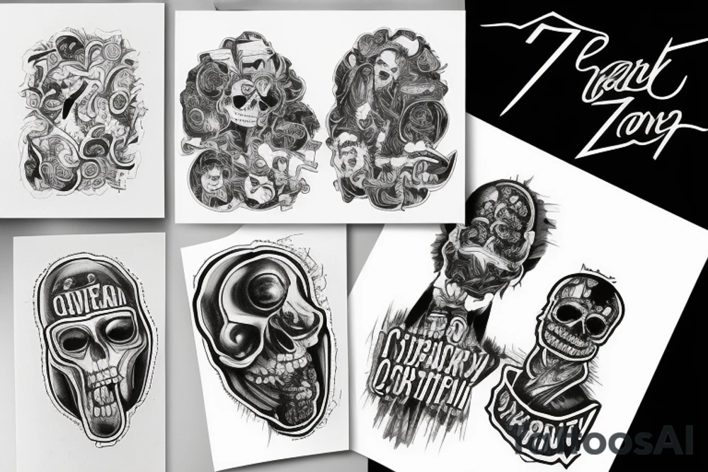 conspiracy theory and number 7 tattoo idea