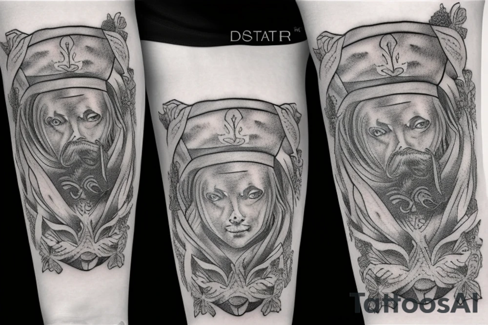 cossac with sabre tattoo idea