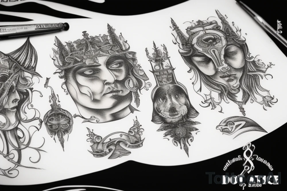 sabre tattoo idea