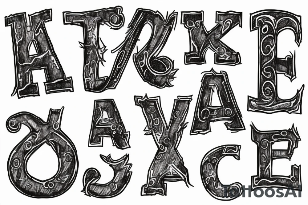 The letters CTW tattoo idea