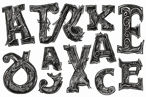 The letters CTW tattoo idea