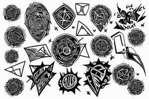 decentralized network tattoo idea