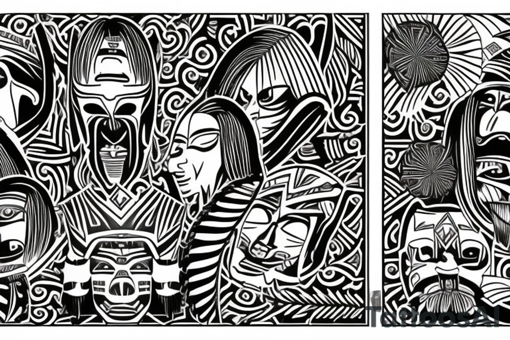 Noho me ka hau’oli tattoo idea