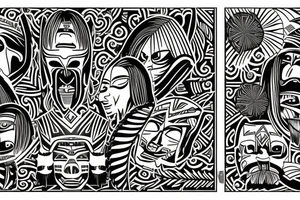 Noho me ka hau’oli tattoo idea