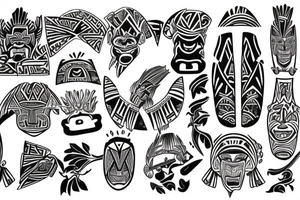 Noho me ka hau’oli tattoo idea