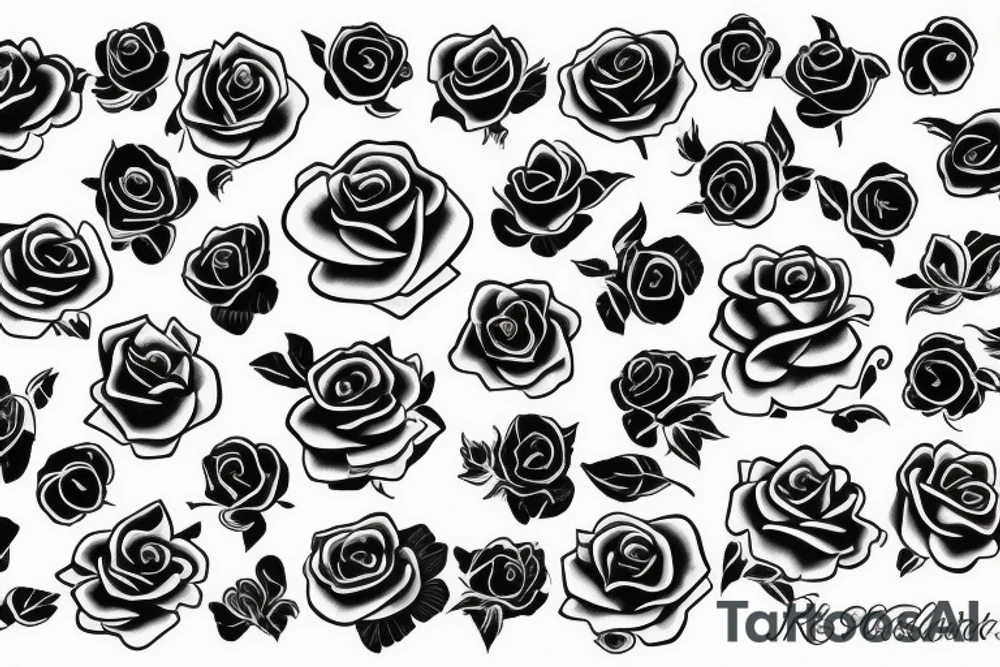Rose tattoo idea