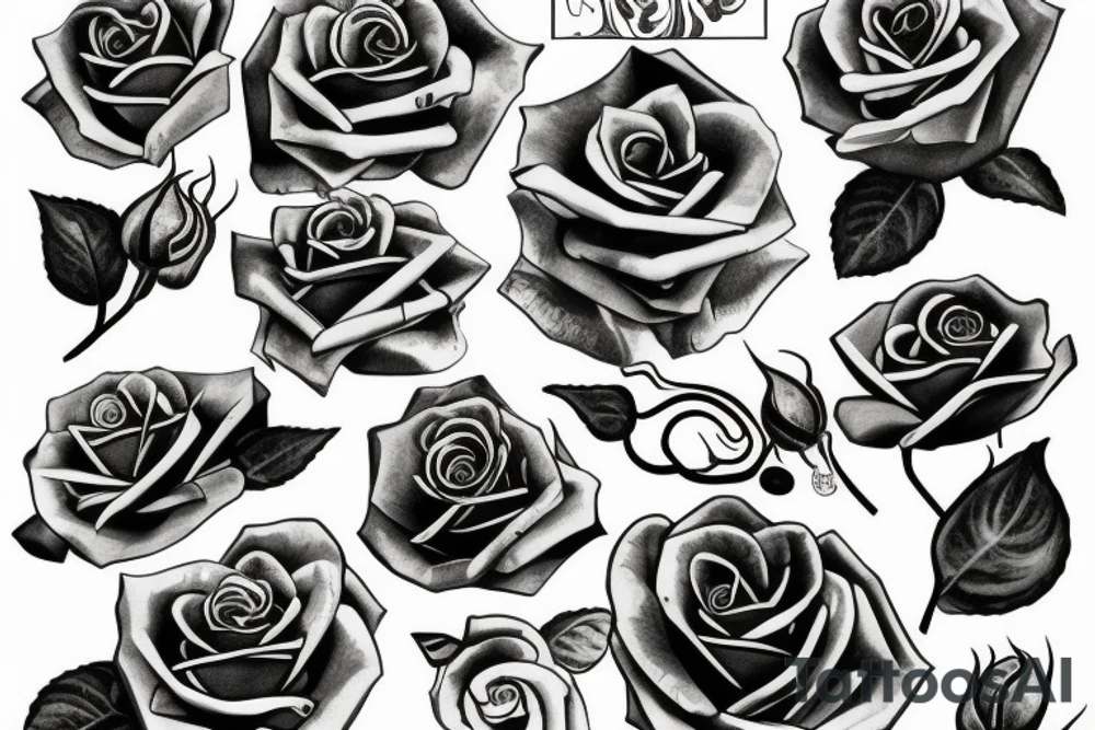 Rose tattoo idea
