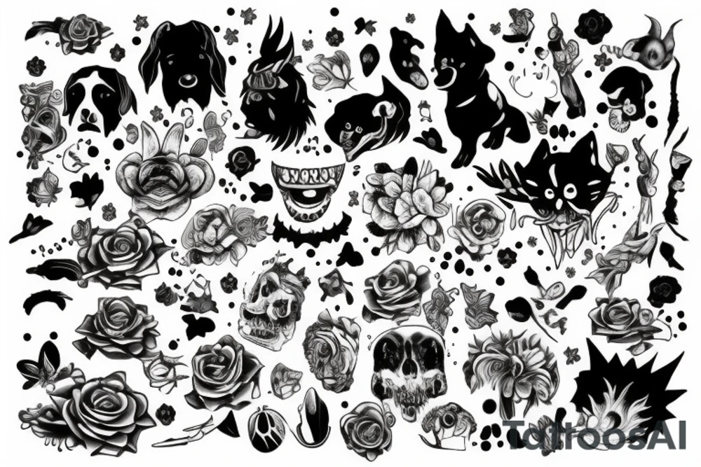 Mi perra súper feliz tattoo idea