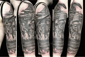 Weed pirate tattoo idea