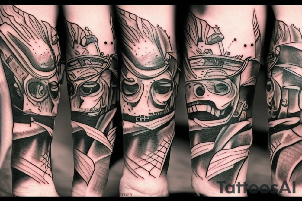 Weed pirate tattoo idea