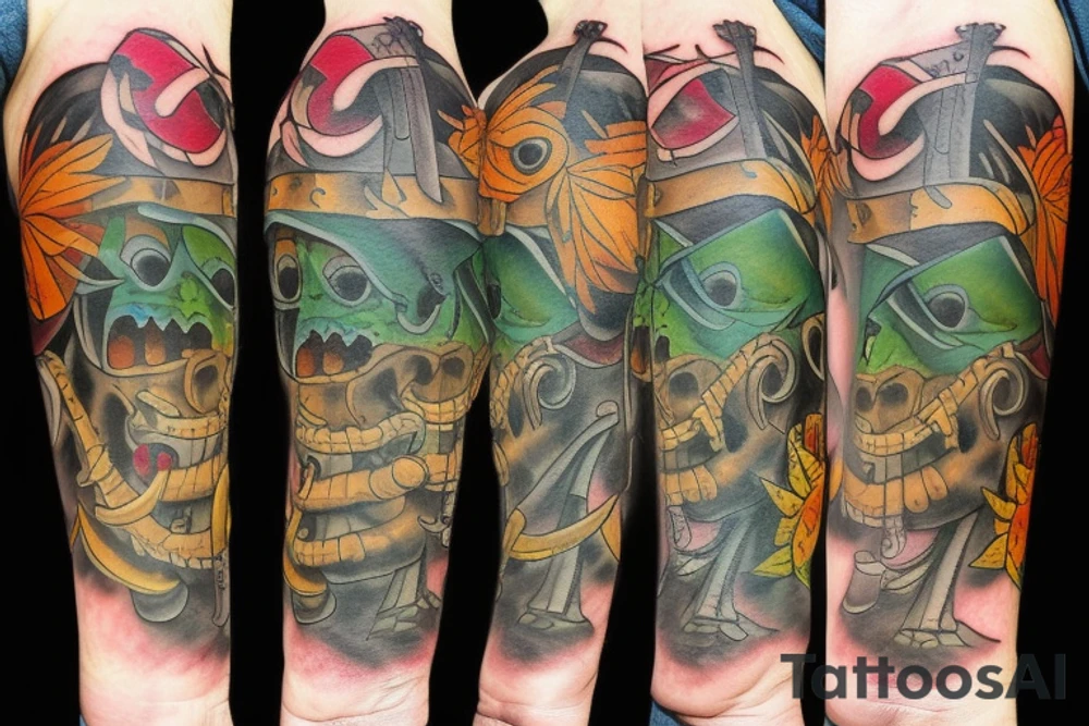 Weed pirate tattoo idea