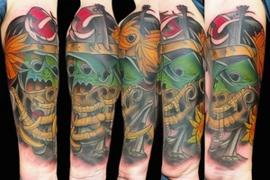 Weed pirate tattoo idea