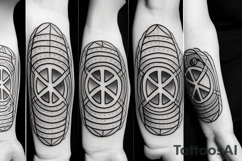 Peace sign tattoo idea