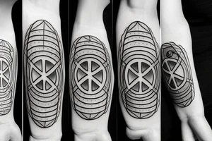 Peace sign tattoo idea