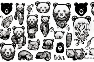 a bear tattoo idea