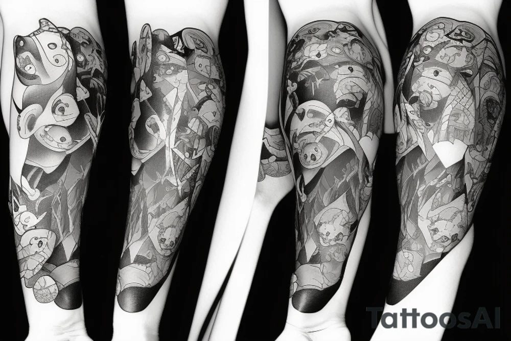 a bear tattoo idea
